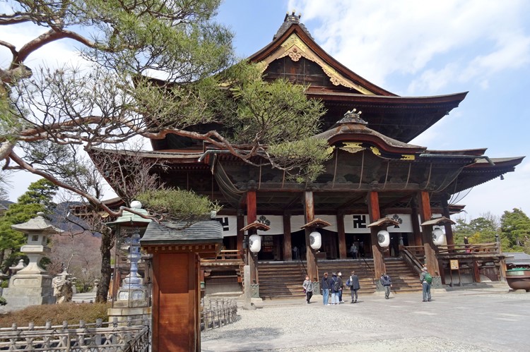 De Zenko-ji tempel in Nagano